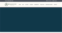Desktop Screenshot of golfbonaventure.com