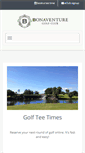 Mobile Screenshot of golfbonaventure.com